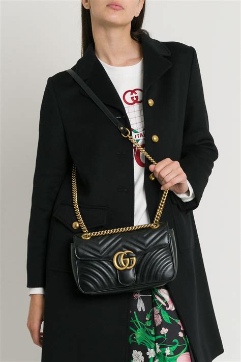 gucci 233334|gg marmont matelassé small bag.